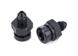 Redhorse Performance 335 Series Inverted Flare Female Adapters 335-03-03-2 Fittings, Brake, Male -3 AN to 3/8 in.-24 Thread Flare, Steel, Black, Pair thumbnail 2