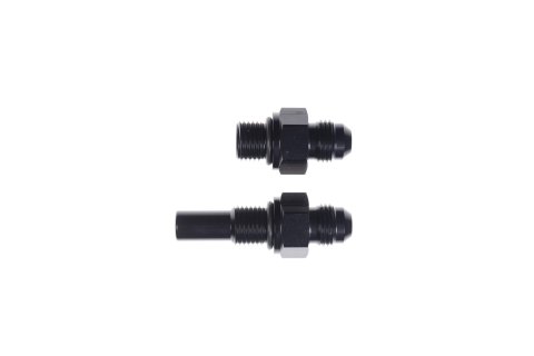Redhorse Performance 8248 Series Tee Adapter Fittings 8262-480-2 Transmission Line Adapter, Aluminum, Black Anodized, Male -6 AN, to Male 1/4 in. NPS, Pair