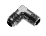 Redhorse Performance 822 Series 90 Degree AN to NPT Adapter Fittings 822-12-08-2 Fitting, Adapter, NPT, Degree, Aluminum, Black Anodized, -12 AN, 1/2 in. NPT, Each thumbnail 2