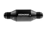 Redhorse Performance 4152 Series One-Way Check Valves 4152-08-2 Valve, Inline, Aluminum, Black Anodized, -8 AN Male to -8 AN Male, Each thumbnail 2