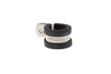Redhorse Performance 220 Series Cushioned Hose Clamps 220-06-2 Mounting Clamps, Cushioned, Aluminum, Natural, Rubber, -6 AN, 1/4 in. Mounting Hole, Sold as a set of 10 thumbnail 3