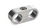Redhorse Performance 730 Series AN Hose Separators 730-06-06-5 and Line Mounting Clamps, Separators, 2 Capacity, Aluminum, Clear Anodized, 0.560 in. O.D., for -6 Braided Hose, Each thumbnail 4