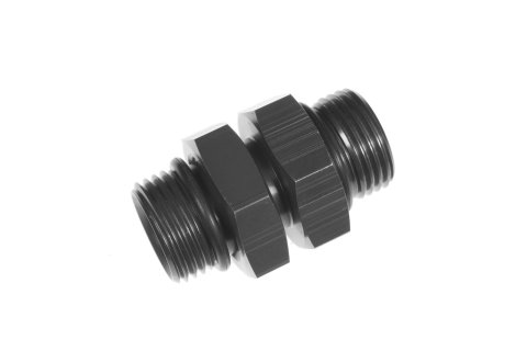 Redhorse Performance 9200 Series ORB Swivel Unions 9200-10-10-2 Fitting, Coupler, Union, AN to AN, Straight, Aluminum, Black Anodized, -10 AN, -10 AN, Each