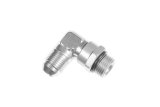 Redhorse Performance 1690 Series AN to ORB Adapters 1690-06-06-5 Fitting, Adapter, AN, 90 Degree, Aluminum, Clear Anodized, -6 AN, Swivel, Each thumbnail 1