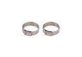 Redhorse Performance 420 Series Push-Lock Hose Clamps 420-08 Clamps, Push Lock, Stainless Steel, Natural, -8 AN, Pair thumbnail 3