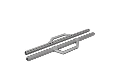 Dee Zee Hex Series Side Step Bars DZ66321 Bars, Aluminum, Silver Powdercoated, Crew Cab, Pair thumbnail 1