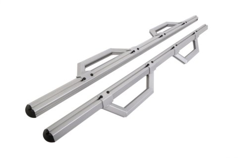 Dee Zee Hex Series Side Step Bars DZ66321 Bars, Aluminum, Silver Powdercoated, Crew Cab, Pair thumbnail 8
