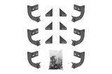 Dee Zee Hex Series Step Bar Mounting Brackets DZ66336 Truck Installation Kits, Brackets, Series, Steel, Textured Black, Ram, Kit thumbnail 4