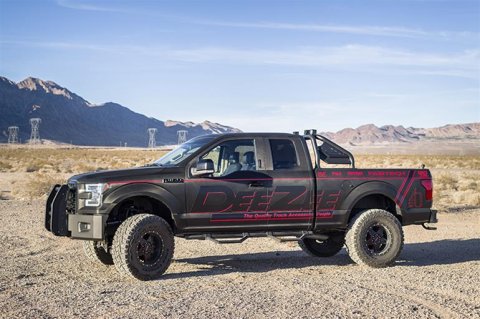 Dee Zee Louvered Sport Bars DZ960051B Headache Racks and Window Guards, Bar, Steel, Black Powdercoat, Dodge, Ram, Each thumbnail 1