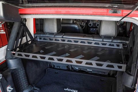 Dee Zee Interior Cargo Shelves DZ4470JP Storage Systems and Holders, Shelves, Rear Storage Rack, Steel, BlackTextured Powdercoated, Kit thumbnail 2