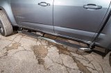 Dee Zee Oval Side Step Bars DZ373517 Bars, Nerf Bars, Oval, Stainless Steel, Polished, 4.00 in. Diameter, Chevrolet, GMC, Standard Cab, Pair thumbnail 1