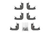 Dee Zee Hex Series Step Bar Mounting Brackets DZ66355 Truck Installation Kits, Brackets, Series, Steel, Textured Black, Nissan, Kit thumbnail 1