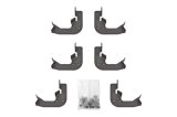Dee Zee Hex Series Step Bar Mounting Brackets DZ66355 Truck Installation Kits, Brackets, Series, Steel, Textured Black, Nissan, Kit thumbnail 2