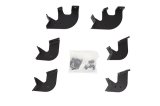 Dee Zee Hex Series Step Bar Mounting Brackets DZ66366 Truck Installation Kits, Brackets, Series, Steel, Textured Black, Toyota, Kit thumbnail 3