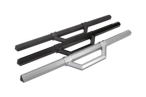 Dee Zee Hex Series Side Step Bars DZ66301TB Bars, Aluminum, Black Textured Powdercoated, Regular Cab, Pair thumbnail 4