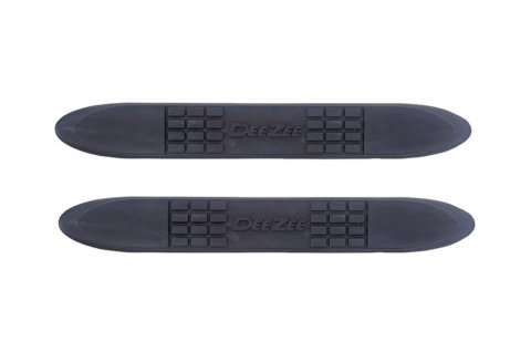 Dee Zee Step Pads DZ3INCHECKS Nerf Bar and Bar Components, Pad, Plastic, Black, For 3 in. Bars, 3 Mounting Holes, Pair thumbnail 1