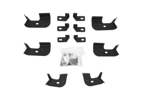 Dee Zee Hex Series Step Bar Mounting Brackets for 2007-2017 WRANGLER, 2018 WRANGLER JK - DZ66345 Truck Installation Kits, Brackets, Series, Steel, Textured Black, Jeep, Kit thumbnail 2