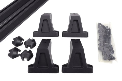 Dee Zee Universal Hex Cross Rails DZ99782TB Bed and Ladder Rack, Series Rails, Textured Black Powdercoat, 68.00 in. Width, Kit thumbnail 7