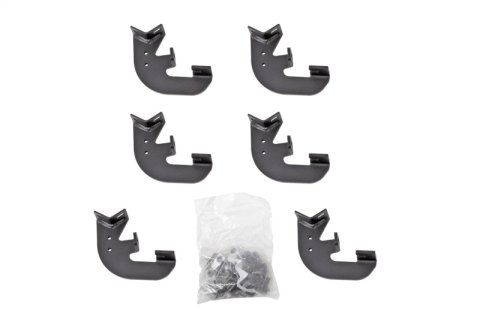 Dee Zee Hex Series Step Bar Mounting Brackets DZ66319 Truck Installation Kits, Brackets, Series, Steel, Textured Black, Chevy, GMC, Kit thumbnail 2