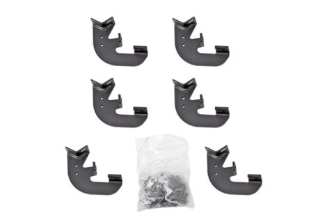 Dee Zee Hex Series Step Bar Mounting Brackets DZ66319 Truck Installation Kits, Brackets, Series, Steel, Textured Black, Chevy, GMC, Kit thumbnail 4