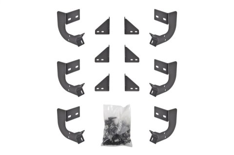 Dee Zee Hex Series Step Bar Mounting Brackets DZ66319 Truck Installation Kits, Brackets, Series, Steel, Textured Black, Chevy, GMC, Kit thumbnail 7