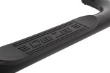 Dee Zee UltraBlack Oval Side Step Bars DZ373519 Bars, Nerf Bars, Oval, Steel, Black Powdercoated, 4.00 in. Diameter, Chevrolet, GMC, Standard Cab, Pair thumbnail 2