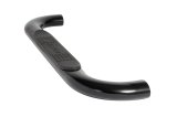Dee Zee UltraBlack Oval Side Step Bars DZ373519 Bars, Nerf Bars, Oval, Steel, Black Powdercoated, 4.00 in. Diameter, Chevrolet, GMC, Standard Cab, Pair thumbnail 5