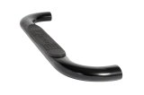 Dee Zee UltraBlack Oval Side Step Bars DZ373519 Bars, Nerf Bars, Oval, Steel, Black Powdercoated, 4.00 in. Diameter, Chevrolet, GMC, Standard Cab, Pair thumbnail 6