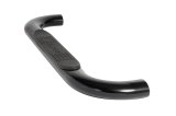Dee Zee UltraBlack Oval Side Step Bars DZ373519 Bars, Nerf Bars, Oval, Steel, Black Powdercoated, 4.00 in. Diameter, Chevrolet, GMC, Standard Cab, Pair thumbnail 7