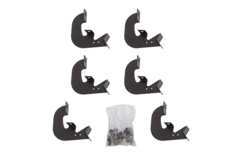 Dee Zee Hex Series Step Bar Mounting Brackets DZ66340 Truck Installation Kits, Running Boards, Steel, Textured Black, Chevrolet, GMC, 1500, Kit thumbnail 2