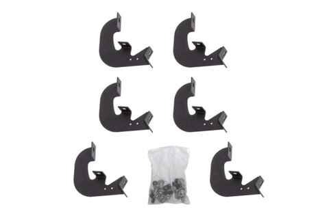 Dee Zee Hex Series Step Bar Mounting Brackets DZ66340 Truck Installation Kits, Running Boards, Steel, Textured Black, Chevrolet, GMC, 1500, Kit thumbnail 3