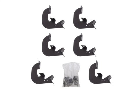 Dee Zee Hex Series Step Bar Mounting Brackets DZ66340 Truck Installation Kits, Running Boards, Steel, Textured Black, Chevrolet, GMC, 1500, Kit thumbnail 4