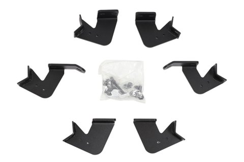 Dee Zee Hex Series Step Bar Mounting Brackets DZ66365 Truck Installation Kits, Brackets, Series, Steel, Textured Black, Toyota, Kit thumbnail 2