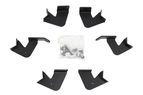 Dee Zee Hex Series Step Bar Mounting Brackets DZ66365 Truck Installation Kits, Brackets, Series, Steel, Textured Black, Toyota, Kit thumbnail 3