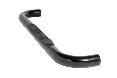 Dee Zee UltraBlack Round Side Step Bars DZ373511 Bars, Nerf Bars, Round, Steel, Black Powdercoated, 3.00 in. Diameter, Chevrolet, GMC, Standard Cab, Pair thumbnail 5