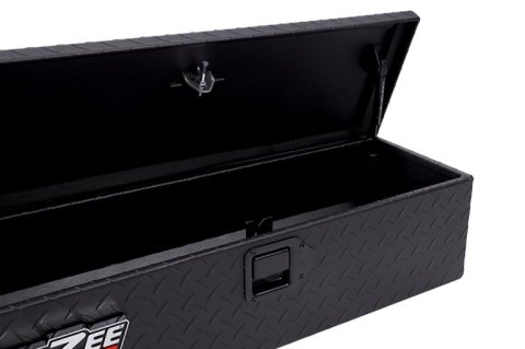 Dee Zee Red Label Series Truck Bed Toolboxes DZ8554LTB Toolbox, Series, Aluminum, Black Powdercoated, Locking, 50.000 in. Width, 16.144 in. Height, 12.125 in. Depth, Each thumbnail 1