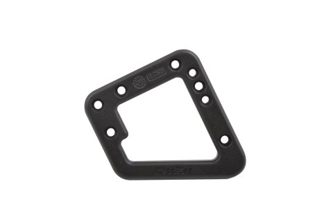Dee Zee Grab Handles for 2007-2018 WRANGLER, 2018 WRANGLER JK - DZ4450JKF Handles, Aluminum, Black Powdercoated, Front, Jeep JK, Pair thumbnail 1