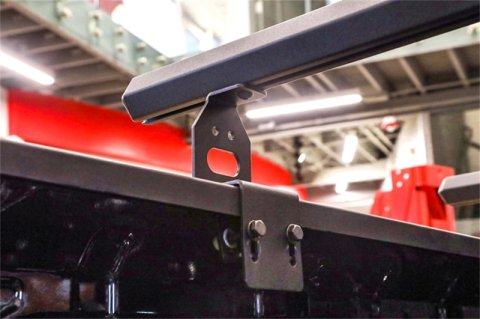 Dee Zee Bed and Ladder Rack Accessories DZ99780BPT Truck Side Rail, Hex Series Universal Cross Rail thumbnail 5