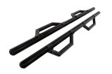 Dee Zee Hex Series Side Step Bars DZ66321B Bars, Aluminum, Black Powdercoated, Crew Cab, Pair thumbnail 1