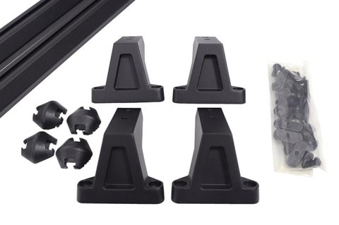 Dee Zee Universal Hex Cross Rails DZ99783TB Bed and Ladder Rack, Series Rails, Textured Black Powdercoat, 74.00 in. Width, Kit thumbnail 3