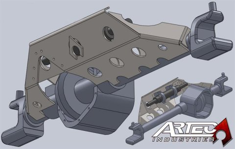 Artec Industries Hydraulic Steering Kits RM6007 DIY RAM MOUNT thumbnail 2