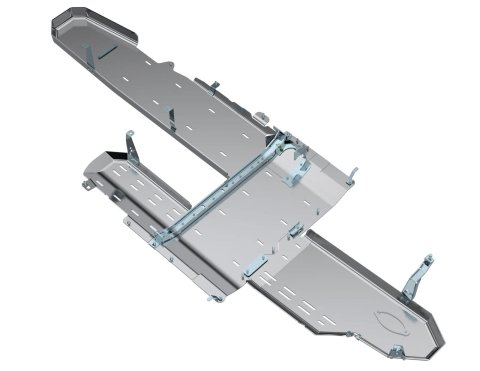 Artec Industries JT Full Belly Pans JT4135 Skid Plate, Pan, Aluminum, Natural, Bolt-on, Jeep, 3.0L, Diesel, Kit thumbnail 1