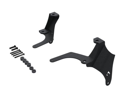 Artec Industries JL/JT A-Pillar Dual LED Light Mounts for 2020-2024 GLADIATOR, 2018-2024 WRANGLER - JL5607 Mounting Bracket, A-pillar, Dual, Steel, Black Powdercoat, Jeep, JL/JT, Kit thumbnail 2