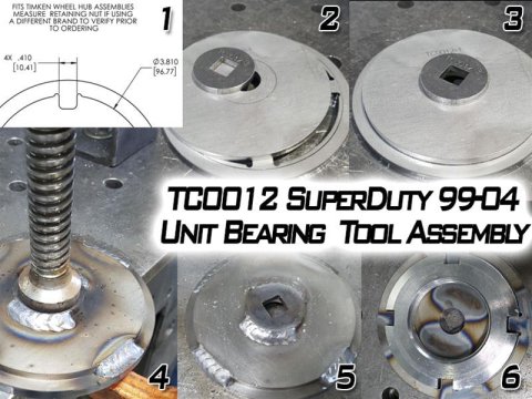 Artec Industries Wheel Bearing Tools TC0012 Superduty 99-04 Unit Tool thumbnail 3
