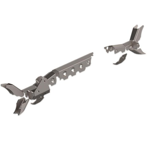 Artec Industries JK APEX Front Axle Armor Kits JK4455 Housing Brace, APEX, Armor, Steel, Natural, Raised Track Bar Height, Jeep, Kit
