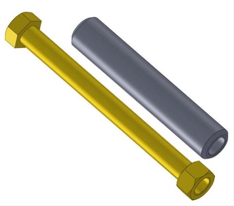 Artec Industries Ultimate 60 High Steering Arm Fasteners HS6081 Fasteners, High, Steel, Natural, for Use with Reid, Solid Axle, Crane and OEM Chevrolet Dana Knuckles, Kit