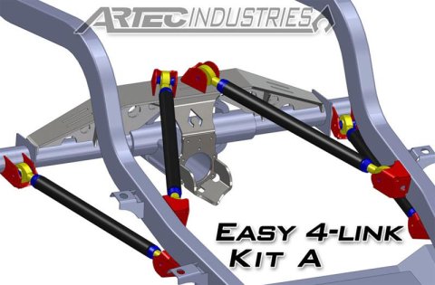 Artec Industries Easy 4-Link Kits LK0004 4 Link - Kit A - NO TUBE - All 1.25" rod ends