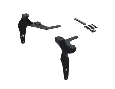 Artec Industries JL/JT A-Pillar Dual LED Light Mounts JL5613 Mounting Bracket, A-pillar, Dual, Steel, Black Powdercoat, Jeep, JL/JT, Kit thumbnail 2