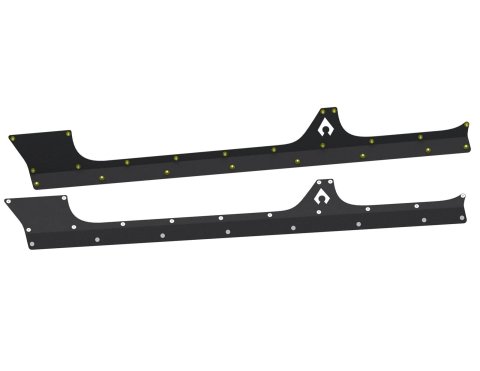 Artec Industries Rocker Panel Covers JL9300 JLU Aluminum Armor Powder Coated thumbnail 3