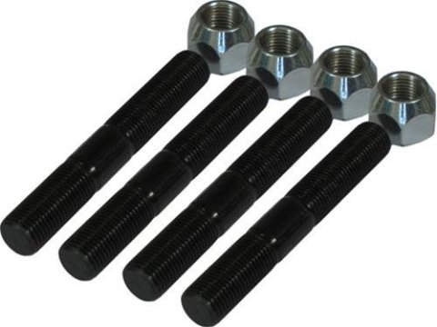 Artec Industries High Steer Stud Kits RR-D60116K-2 Steering Arm Fasteners, Studs, Steel, Black Oxide, Dana 60, Set of 4